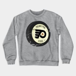 Retro Philadelphia Hockey Puck Crewneck Sweatshirt